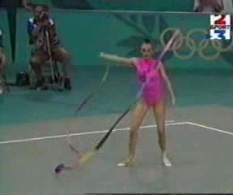 Amina Zaripova (RUS) Ribbon 1996 Qualif (OOGG, Atlanta)