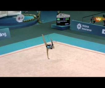 2014 Rhythmic Gymnastics European Championships. Yana Kudryavtseva. Ball. 17.433