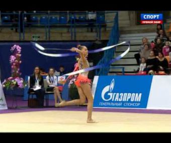 Arina Averina. 2015 Moscow Grand Prix. AA. Ribbon