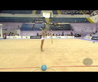 SOLDATOVA Aleksandra (RUS) - 2014 Rhythmic Worlds, Izmir (TUR) - Qualifications Hoop