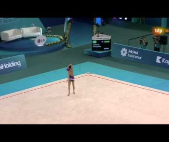 2014 Rhythmic Gymnastics European Championships. Margarita Mamun. Ball. 18.466
