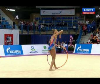Arina Averina. 2015 Moscow Grand Prix. AA. Hoop