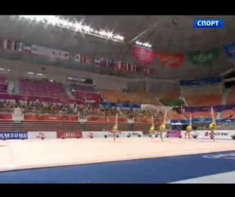 2015 Universiade. Rythmic Gymnastics. Russia. AA. Hoops + Clubs