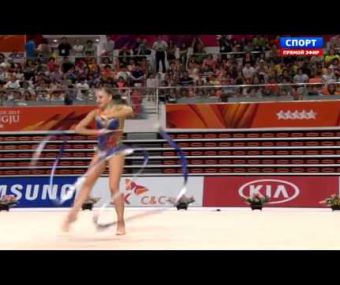 Ekaterina Bedeneeva. 2015 Universiade. AA. Ribbon