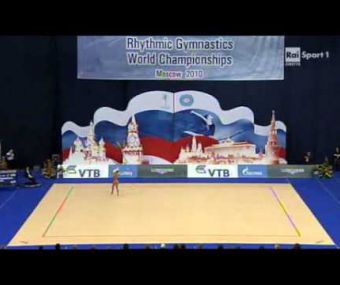 Daria Kondakova - World Championships Moscow 2010 - Ribbon Final